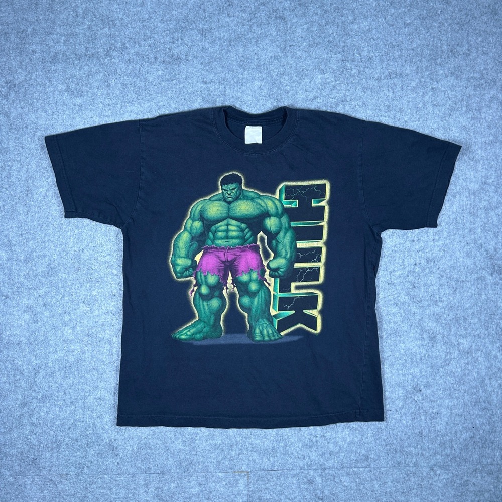 Marvel Incredible Hulk T Shirt Mens Small Black Graphic Tee Retro Comic‎ Book